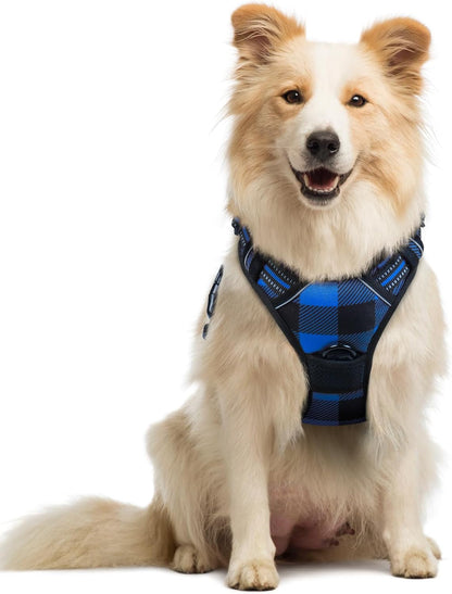 Rabbitgoo Dog Harness, No Pull for Large Dogs with 2 Leash Clips, Pet Vest | No Choke with Handle, Adjustable Soft Padded, Reflective, Easy Control for Walking, Black, Large34