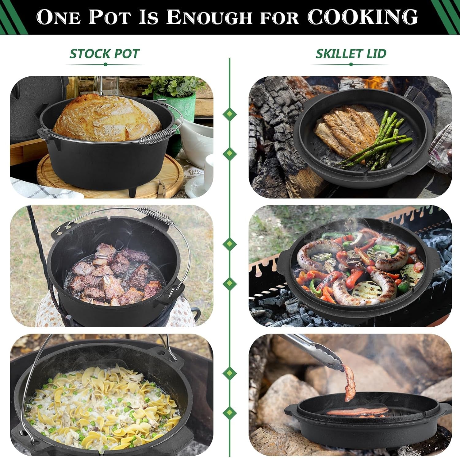 5qt-cast-iron-dutch-oven-with-stainless-steel-scrubber-2-in-1-pre-seasoned-camping-pot-heavy-duty-campfire-pot-with-feet-for-outdoor-stovetop-griddle-cooking-baking-roasting-stewing