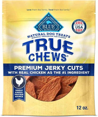 Blue Buffalo True Chews Premium Jerky Cuts Dog Treats with Natural Ingredients Chicken11