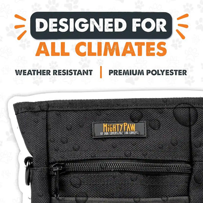 Mighty Paw Dog Treat Pouch | No Spill Magenetic Clasp - Hands-Free Pouches for Training - Pets Training Treat Pouches for Dog Walks - Pet Bags Pouch - Built in Poop Bag Holder - Black7