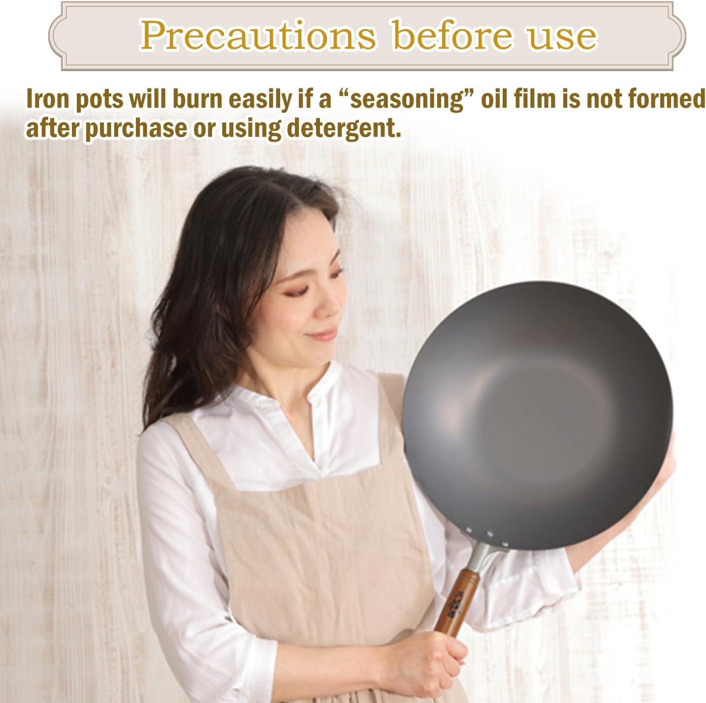 燕鉄器-nitrided-flat-bottom-wok-with-handle-woks-stir-fry-pans-12-99-inch-33cm