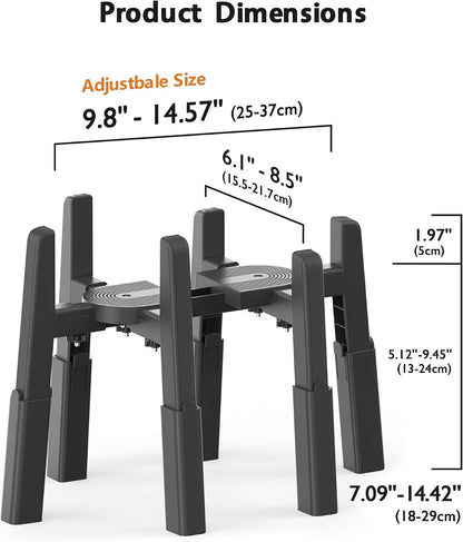 CZPET Dog Water Dispenser Stand, Pet Automatic Feeder Holder, Stand Only | Elevated Pet Water & Food Bowl for Medium Dogs, Stable and Anti-Slip Raised Bowl3