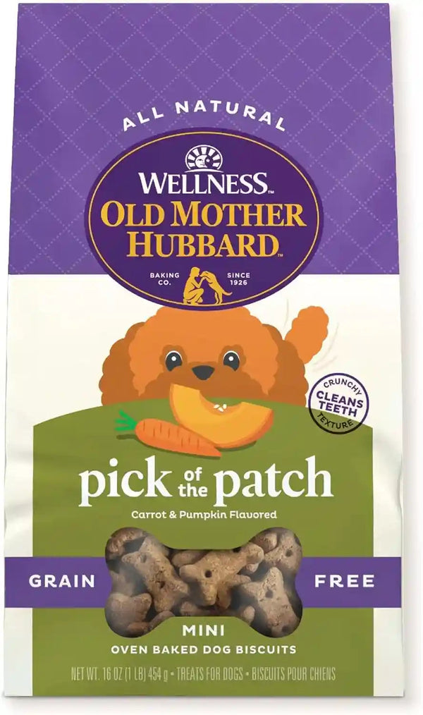 Old Mother Hubbard Wellness P-Nuttier Dog Biscuits, Natural, Training Treats, Peanut Butter Flavor, Mini Size, (20 Ounce Bag)14