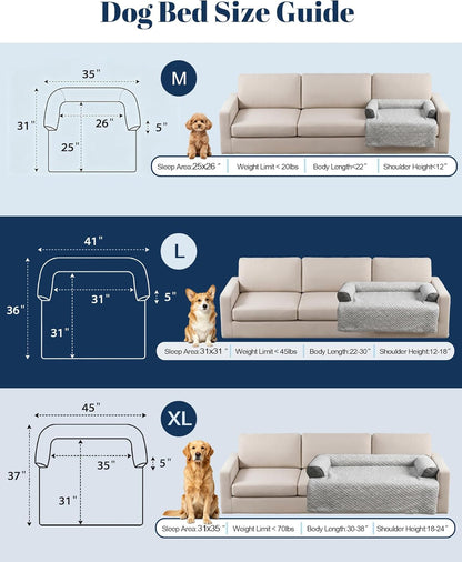 Cooling Dog Bed/Mat for Couch,Medium Size(41" X 37") Cooling Mat for Dog | Non-Slip&Manchine Washable,Ice Silk Cool Fiber Keep Pets Cool & Comfortable,Protects Sofa from Fur & Scratches7