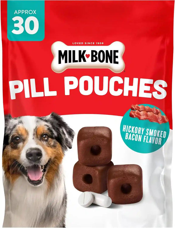 Milk-Bone Pill Pouches Dog Treats with Real Chicken, 25 Count Bags (Pack of 5; 125 Total Treats)11