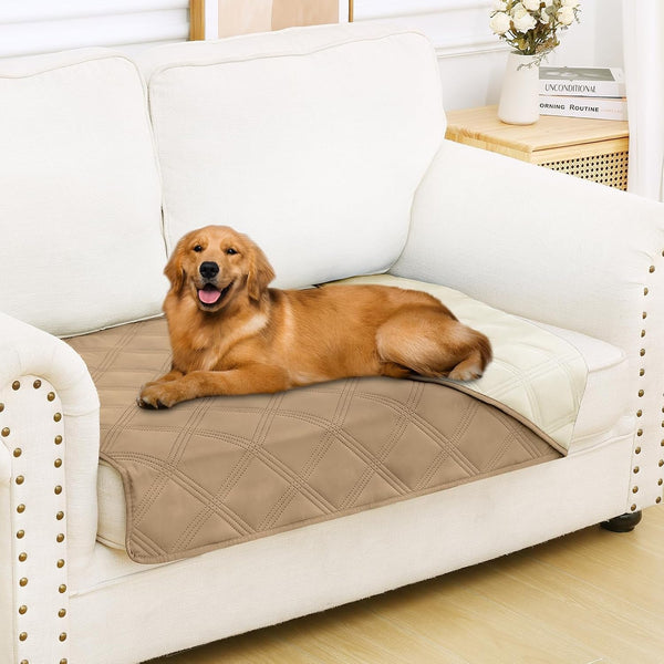 Smiry Waterproof Dog Bed Cover Blanket, Reversible Pet Blanket | Soft Reversible, Washable Leakproof Cats Dogs Couch Cover for Sofa, Couch, Furniture (30X70 Inch)107
