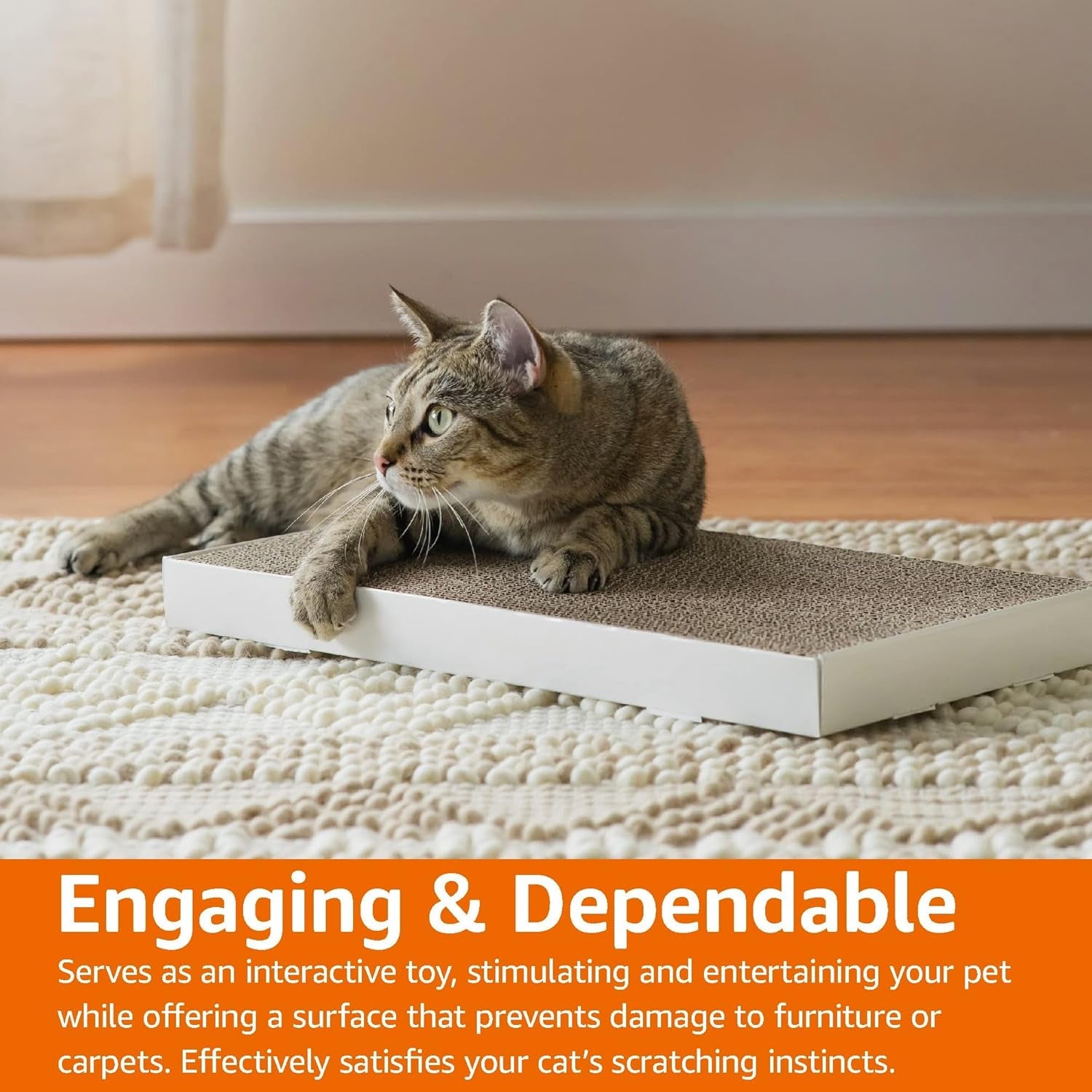 amazon-basics-corrugated-cardboard-cat-scratcher-scratching-board-reversible-17-4-x-10-white-4-pack