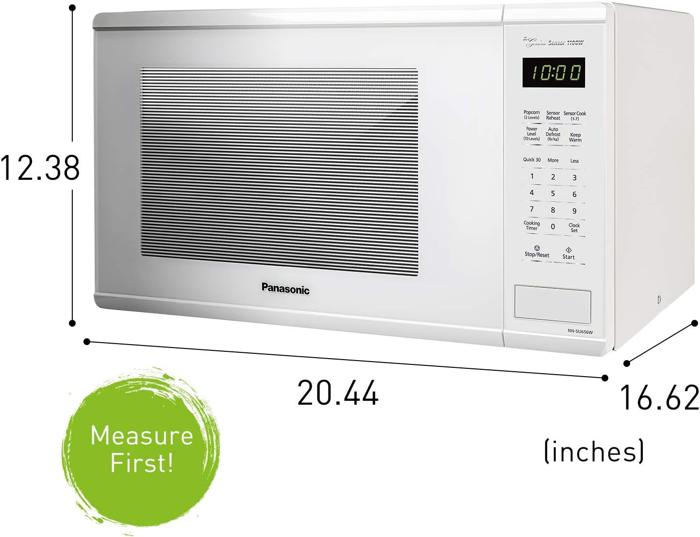 panasonic-countertop-microwave-oven-with-genius-sensor-cooking-quick-30sec-popcorn-button-child-safety-lock-and-1100-watts-of-cooking-power-nn-su656w-1-3-cu-ft-white-child-lock-sensor-cooking-30-second-quick-start