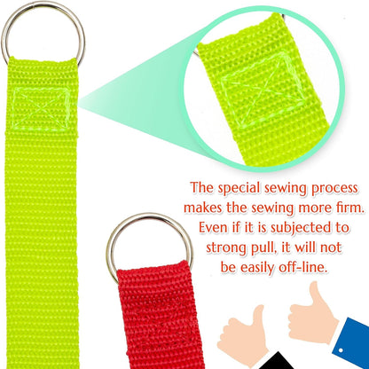 Slip Lead Dog Leash, 6 Pcs Short Pet Leashes Slip Leads for Dogs Cats Grooming Shelter Rescues Walking Training,Etc., 6 FT Strong Pulling Dog Leash with O-Ring4