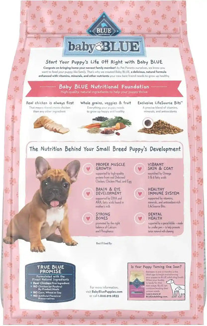 Blue Buffalo Baby Blue Natural Small Breed Puppy Dry Dog Food, Healthy Growth Formula with DHA, Chicken and Oatmeal Recipe, 4-Lb Bag2