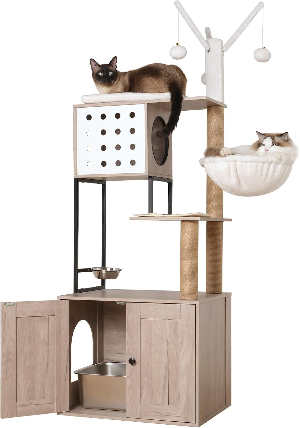 cat-tree-litter-box-enclosure-modern-all-in-one-indoor-cats-tower-with-large-platform-cat-condo-with-wood-house-food-station-hammocks-23-6