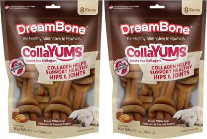 Dreambone Collayums Twists plus Collagen Chews for Dogs, 10 Count, Treat Your Dog to Rawhide-Free Chews Made with Chicken, Vegetables and Peanut Butter16