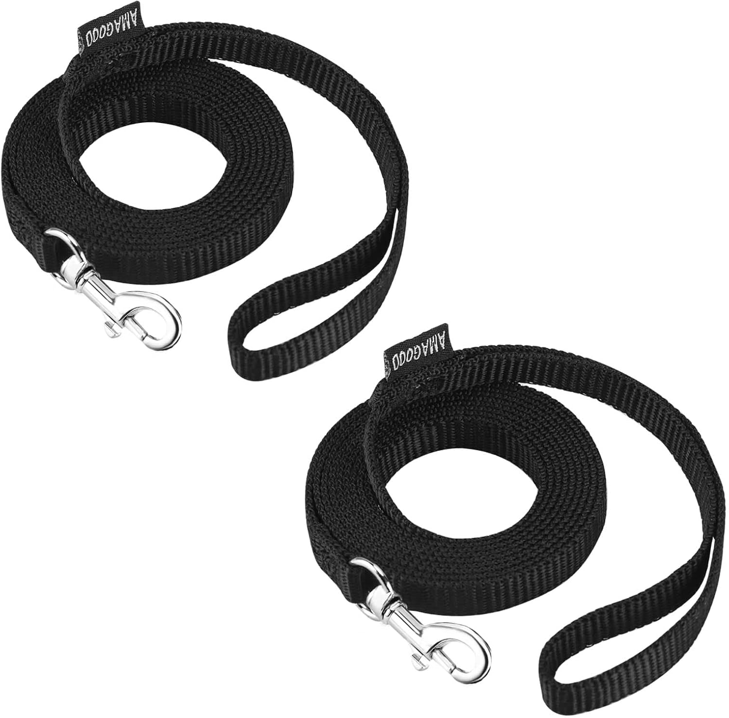 amagood-6-ft-puppy-leash-strong-traditional-style-with-easy-to-use-collar-hook-great-for-small-medium-and-large-dogs-5-8in-x-6-ft-purple