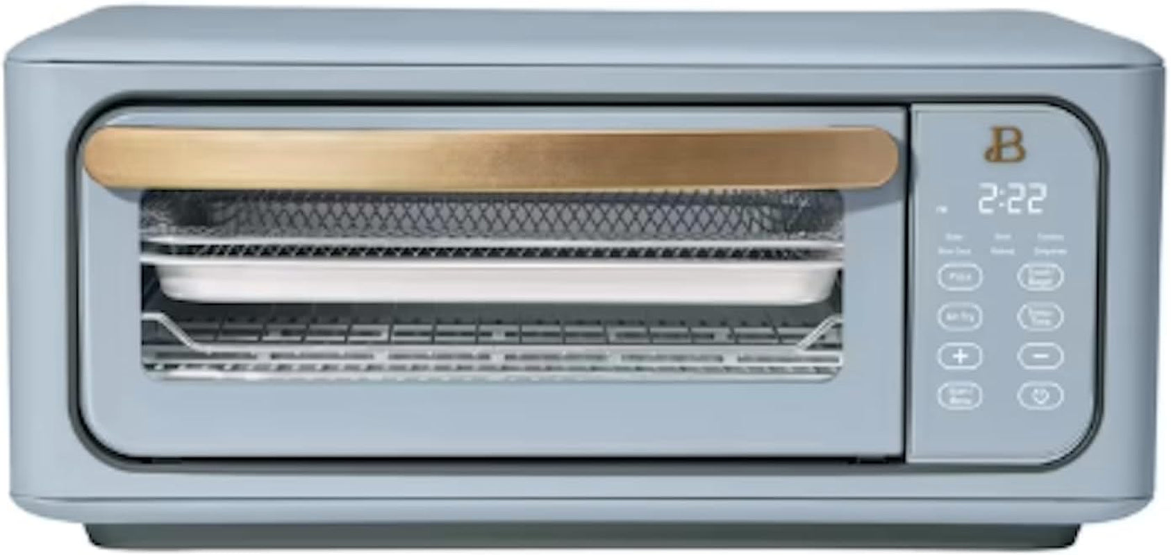 infrared-air-fryer-toaster-oven-9-slice-1800-w-by-drew-barrymore-cornflower-blue