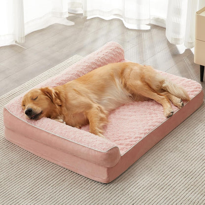 BFPETHOME Orthopedic Dog Beds for Large Dogs-Waterproof Sofa Dog Bed with Removable Washable Cover, Big Pet Bed with Waterproof Lining and Nonskid Bottom,Pet Bed for Large Dogs11