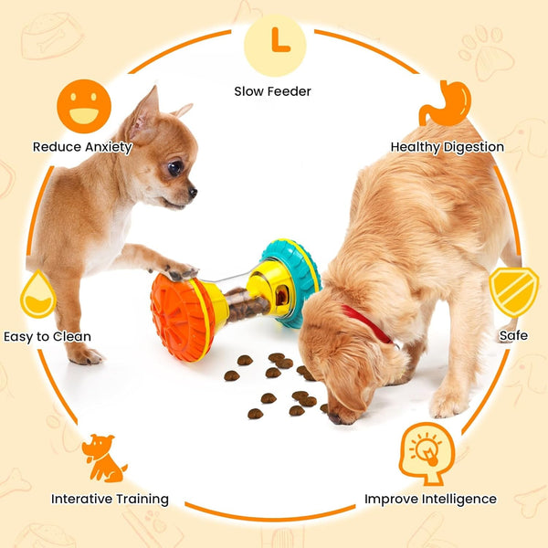 Boyoyo Interactive Dog Toys, Dog Puzzle Toys for Smart, Dog Enrichment Toy to Keep Them Busy, Treat Dispensing Toy Slow Puzzles Feeder, Yellow6