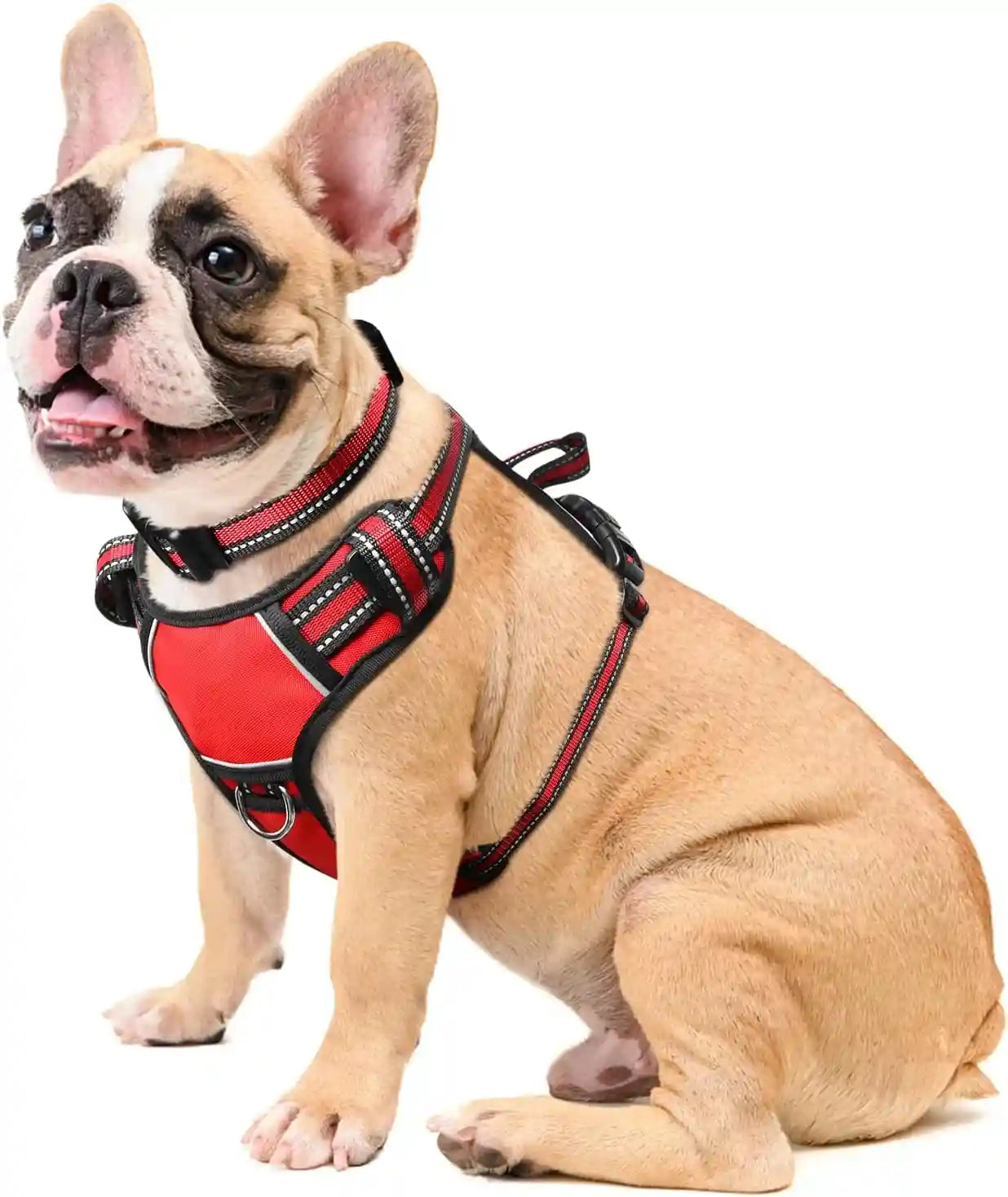 dog-harness-no-pull-pet-harnesses-with-dog-collar-adjustable-reflective-oxford-outdoor-vest-front-back-leash-clips-for-small-medium-large-extra-large-dogs-easy-control-handle-for-walking