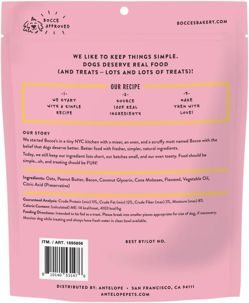 bocces-bakery-bac-n-nutty-soft-chewy-peanut-butter-bacon-recipe-natural-dog-treats-wheat-free-2-lb-pack-of-1-all-natural-recipe-with-real-ingredients-baked-in-small-batches-ideal-training-rewards-or-everyday-snacks-for-dogs