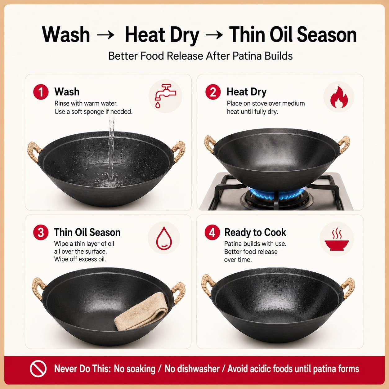 13-4-inch-cast-iron-wok-with-lid-flat-bottom-chinese-stir-fry-pan-uncoated-heavy-duty-wok-pan-for-induction-gas-electric-ceramic-stoves-dual-handles