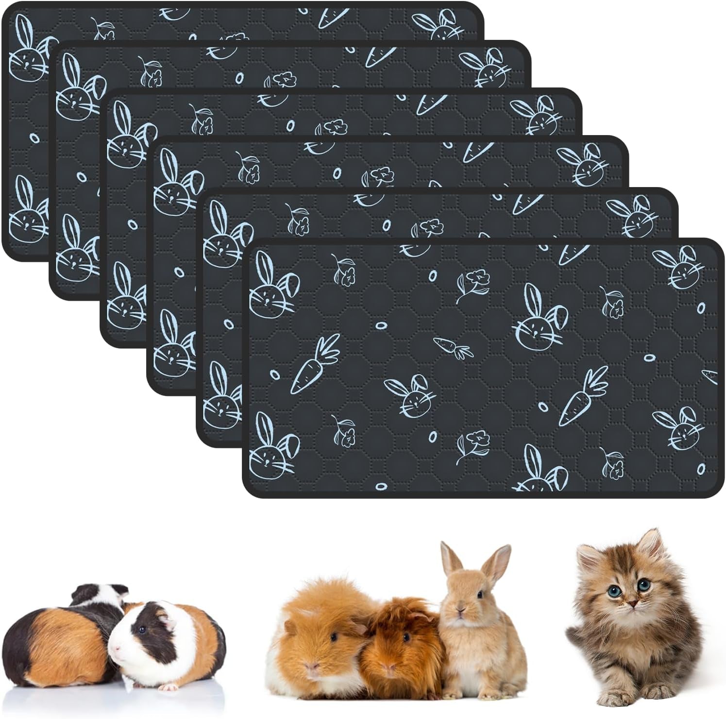 2-pack-guinea-pig-cage-liner-24-x-47-reusable-guinea-pig-bedding-washable-absorbent-pee-pads-for-dogs-rabbit-chinchilla-hamster-leakproof-anti-slip