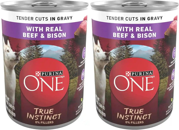 Purina ONE Classic Ground Chicken and Brown Rice Entree Adult Wet Dog Food - (Pack of 12) 13 Oz. Cans23
