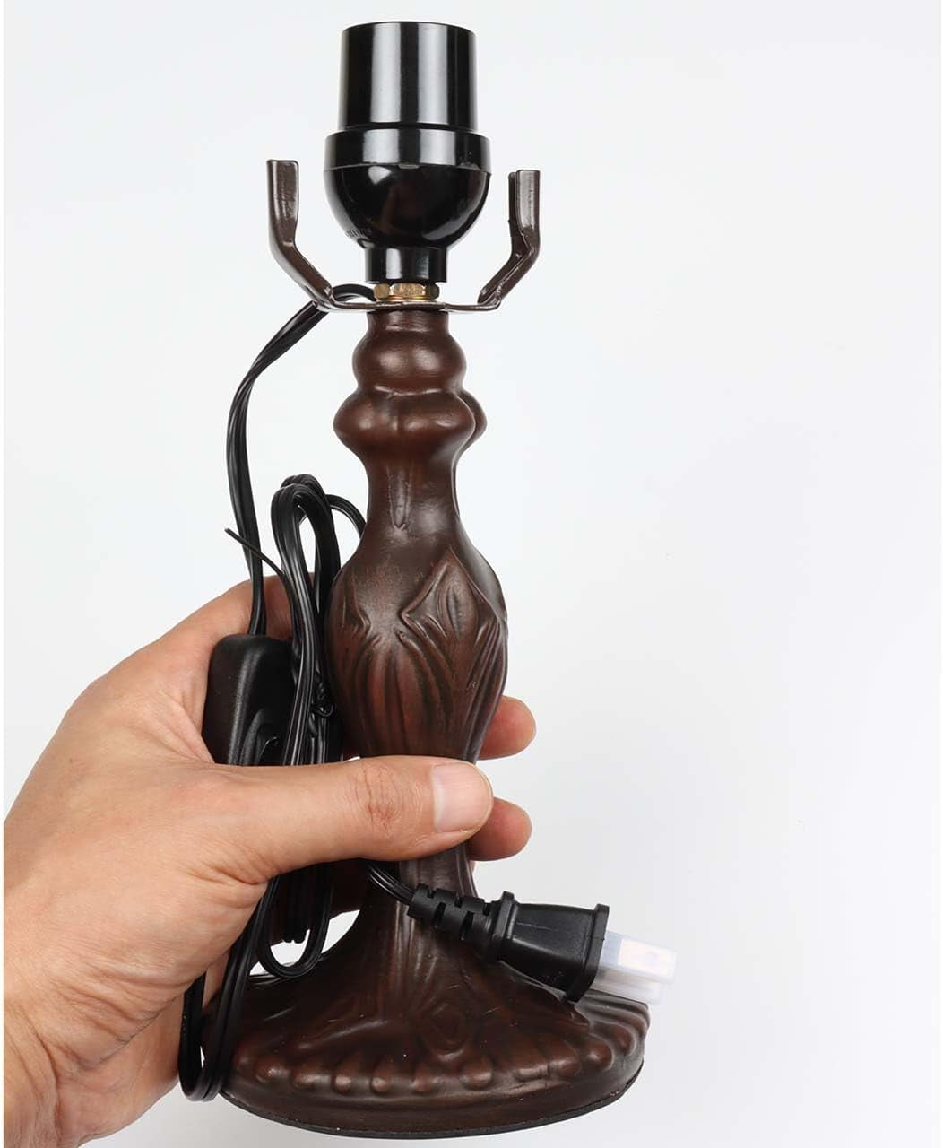 b10718-antique-brown-table-lamp-base-with-e26-light-socket-4-wx14-5-h