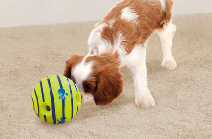 Wobble Wag Giggle Ball, Interactive Dog Toy, Fun Giggle Sounds When Rolled or Shaken, Pets Know Best, as Seen on TV2
