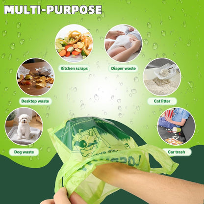 Poop Bags for Dogs, 200 Count Dog Poop Bags with Handles, Extra Thick Strong Leak Proof Doggie Waste Bag for Waste Refuse Cleanup, Outdoor Puppy Walking and Cats Litter4