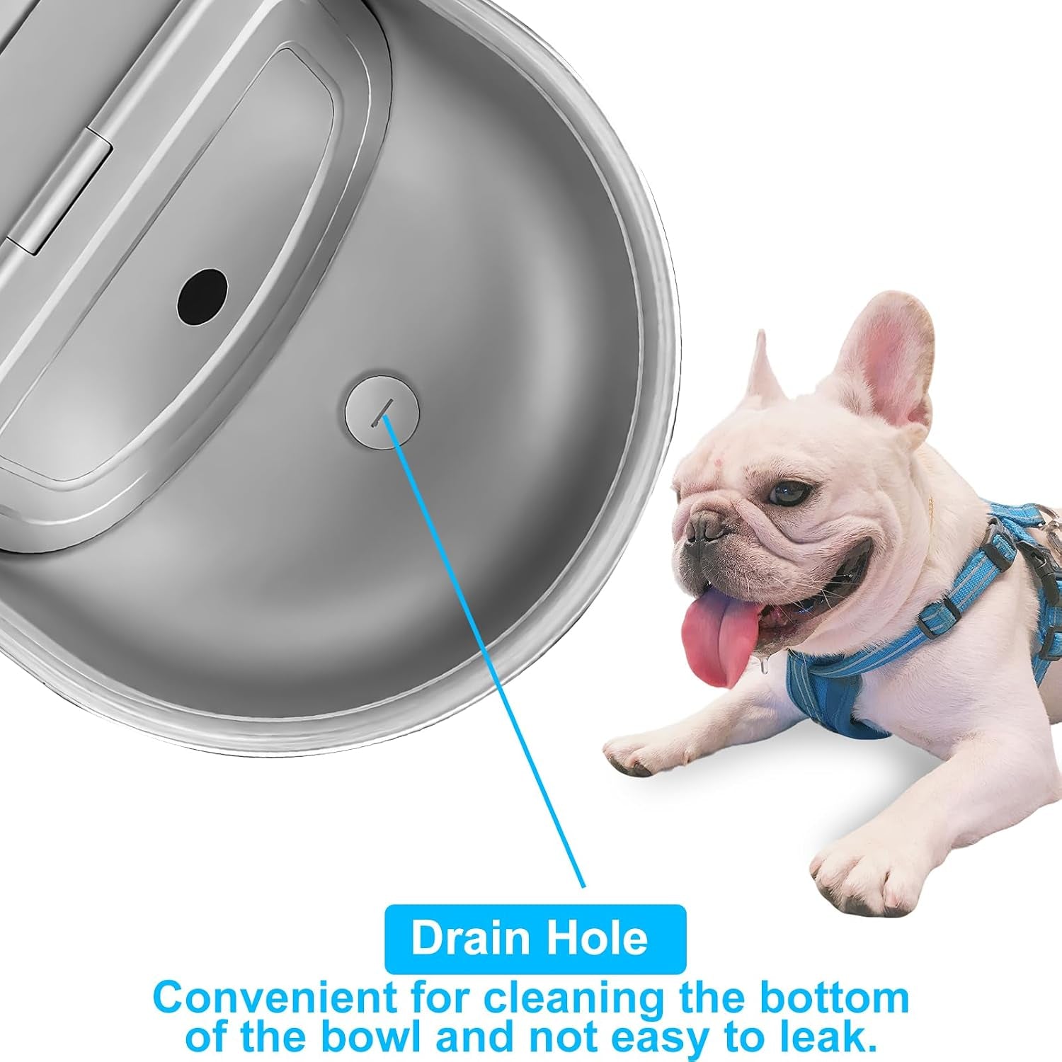 automatic-pet-water-bowl-with-float-valve-304-stainless-steel-includes-bowl-valve-40-hose-adapters-bolts-wrench-fits-1-2-3-4-faucets-for-dogs-livestock-drain-hole