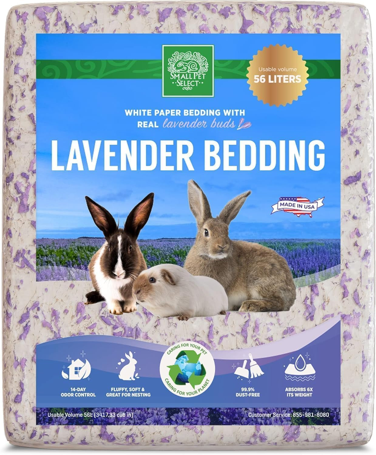 small-pet-select-rose-paper-bedding-odor-control-56-l-with-real-rose-petals-soft-absorbent-bedding-made-in-usa-for-guinea-pigs-rabbits-hamsters-small-pets