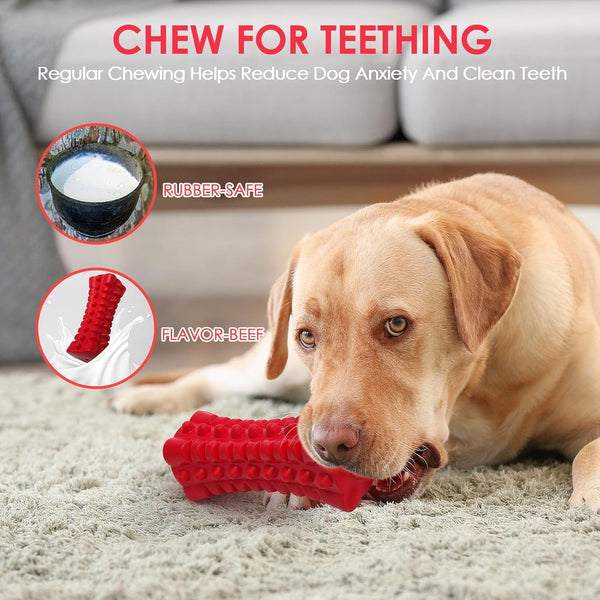 Indestructible Squeaky Dog Toy – Tough Rubber Chew Toy for Aggressive Large Dogs, Durable and Safe for Interactive Play7