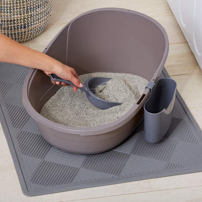 Amazon Basics Durable Cat Litter Scoop with Holder, Hangs on Litter Box, Efficient Scooper6