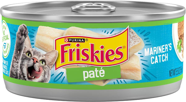 Purina Friskies Wet Cat Food Pate, Mariner’S Catch - (Pack of 24) 5.5 Oz. Cans1