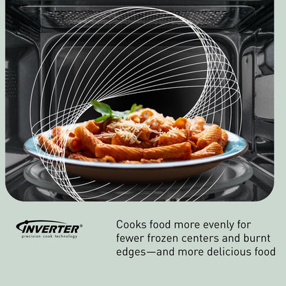 Panasonic Microwave Oven NN-SN686S Stainless Steel Countertop/Built-In with Inverter Technology and Genius Sensor, 1.2 Cubic Foot, 1200W7
