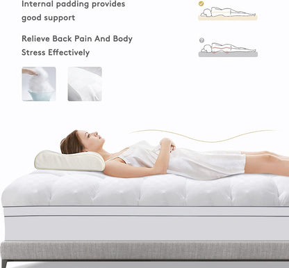 Mattress Topper Queen,Extra Thick Mattress Pad Cover for Back Pain,Cooling Mattress Protector with 8-21 Inch Deep Pocket,Overfilled down Alternative Filling6