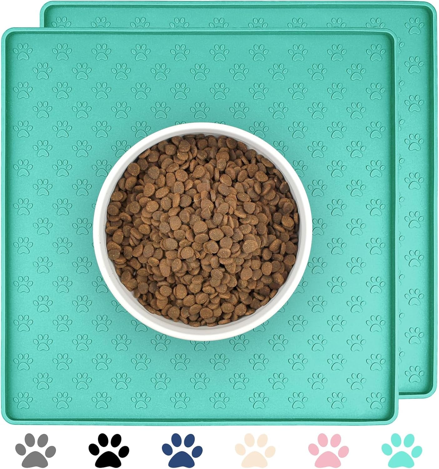 ptlom-pet-placemat-for-dog-and-cat-mat-for-prevent-food-and-water-overflow-suitable-for-small-medium-and-big-pet-18-12-grey-silicone