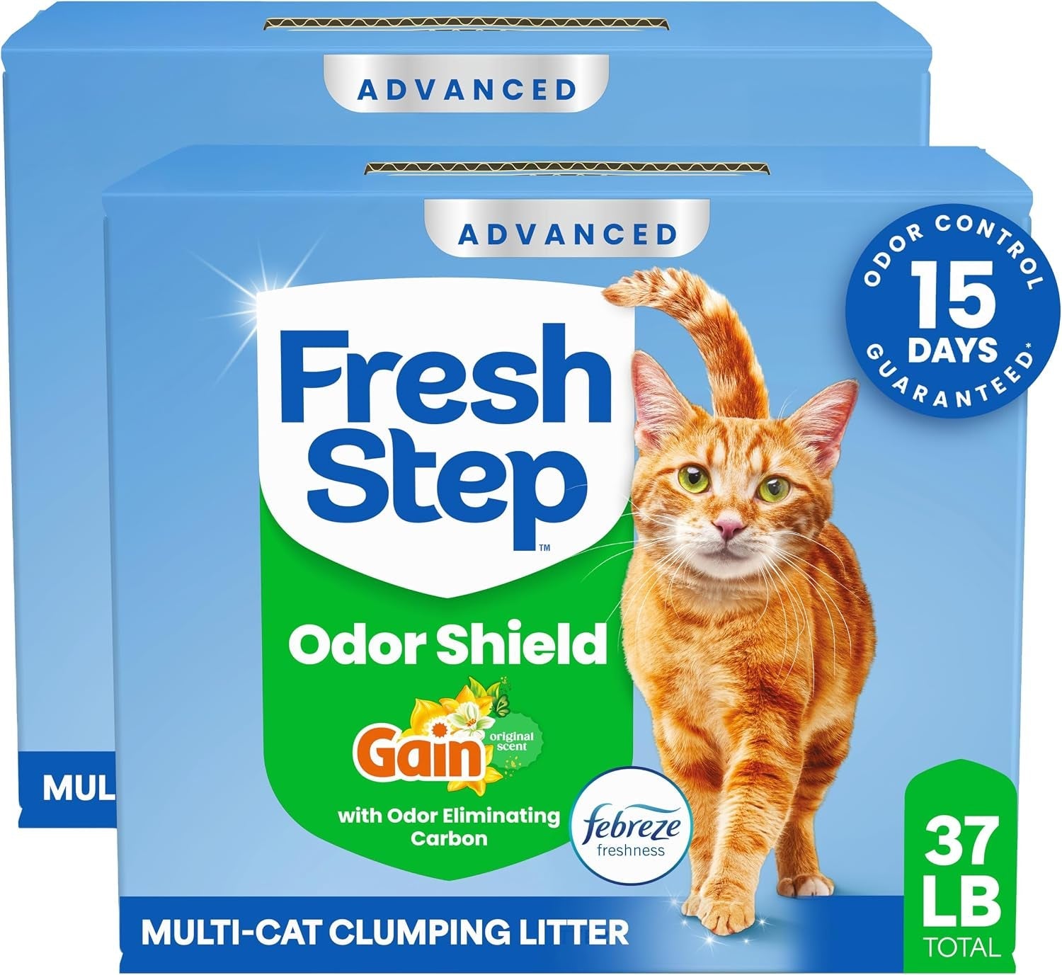 fresh-step-advanced-multi-cat-clumping-litter-with-febreze-freshness-low-dust-control-with-ammonia-block-tech-compatible-in-automatic-litter-boxes-37-lb-2-x-18-5-lb-odor-shield-with-ammonia-block-technology-low-dust-multi-cat-compatible-with-most-automatic-litter-boxes