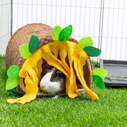 Guinea Pig Hideout, Fleece Tunnel House Small Pet Cage Accessories | Soft Play & Sleep Small Animal Hideout Tube, Cozy Bed Nest for Hamster Rat Chinchilla Hedgehog6