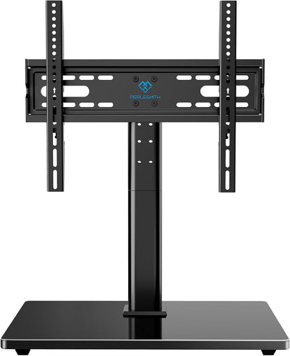 Universal TV Stand Legs for 32-70 Inch Tvs to 99Lbs with Mount | 8 Height Adjustable, Tempered Glass Base, Fixed, Max VESA 400X400Mm, Livingroom & Bedroom, PSTVS049