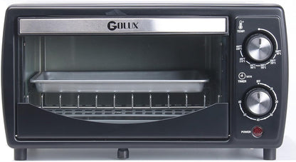 9.6L 4 Slices Countertop Toaster Oven 9.6L 4 Slices Compact Size | Even Heating, for Toast, 8" Pizza, Bake and Broil, in Apartment, Dorm, Suitable for 2-3 Persons1