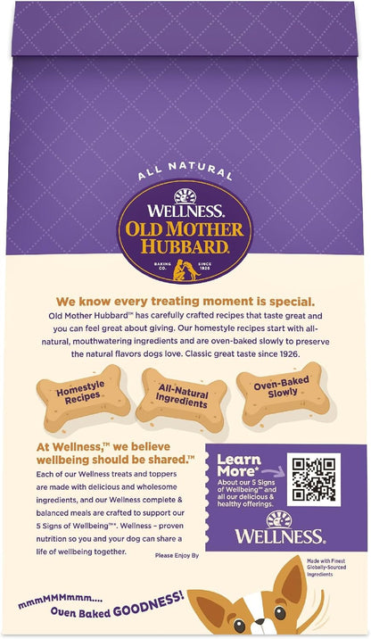 Old Mother Hubbard Wellness P-Nuttier Dog Biscuits, Natural, Training Treats, Peanut Butter Flavor, Mini Size, (20 Ounce Bag)8