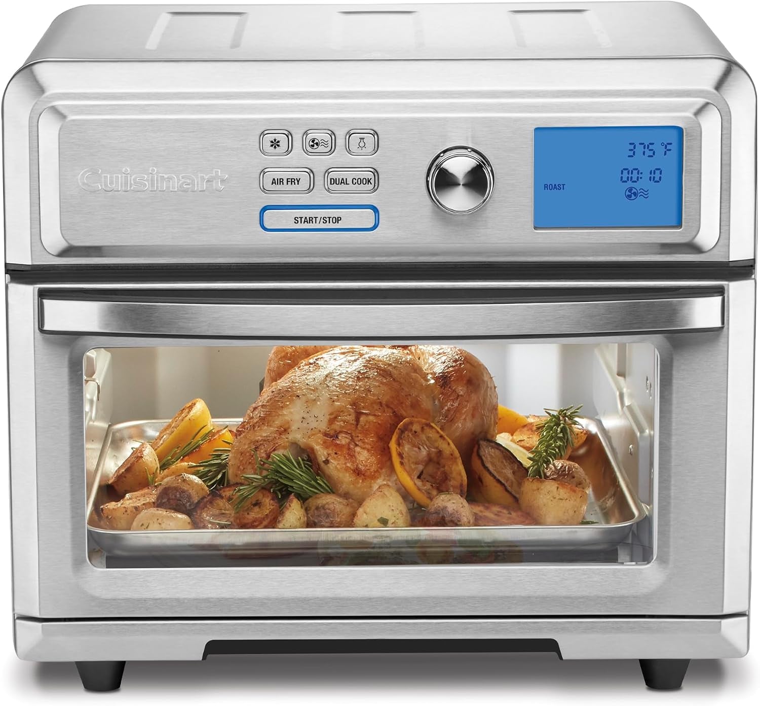 air-fryer-toaster-oven-digital-display-1800-watt-air-fryer-toaster-oven-combo-with-adjustable-temperature-and-controls-stainless-steel-small-kitchen-appliance-toa-65nas-silver