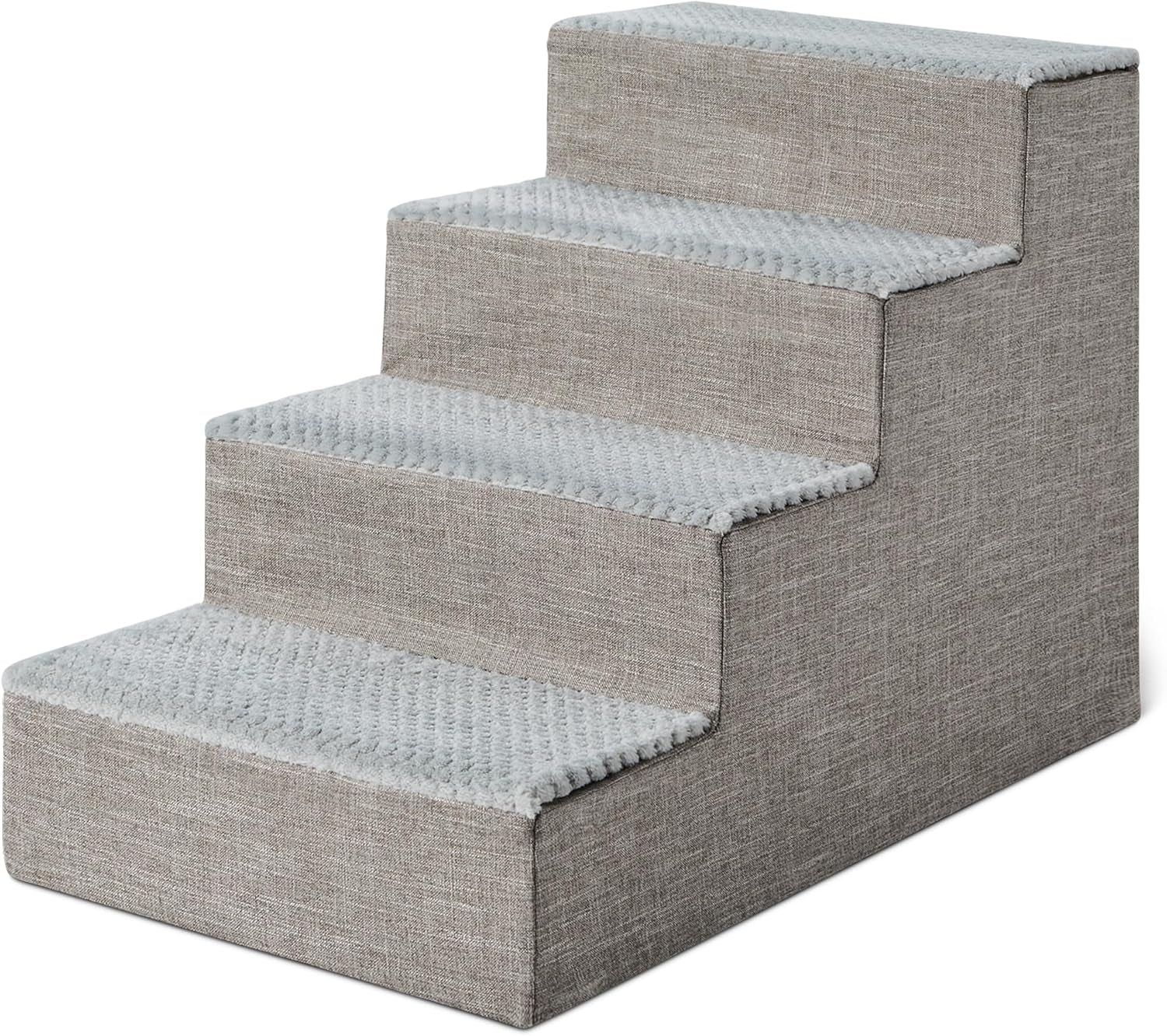 amazon-basics-dog-steps-18-7-h-4-step-pet-stairs-for-high-bed-couch-and-sofa-non-slip-bottom-for-indoor-dogs-and-cats-grey