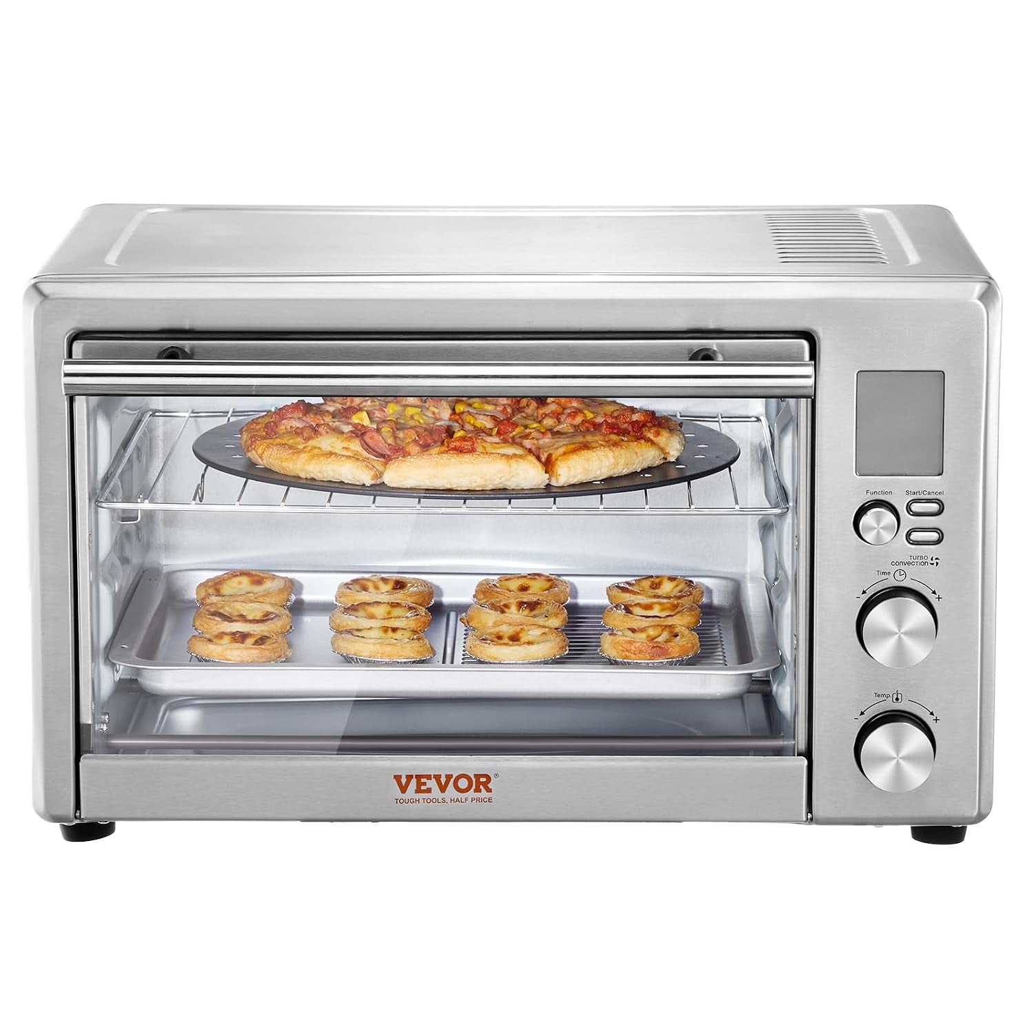 air-fryer-toaster-oven-28l-29-6qt-large-capacity-13-in-1-functional-convection-oven-1800w-2-tier-toaster-ovens-countertop-combo-with-wire-racks-pizza-pan-gloves-home-and-commercial-use