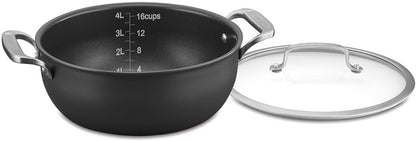 DS INDUCTION DISHWARE SAFE ANODIZED COOKWARE 5 QT DUTCH OVEN with COVER3