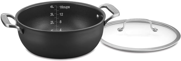 DS INDUCTION DISHWARE SAFE ANODIZED COOKWARE 5 QT DUTCH OVEN with COVER3