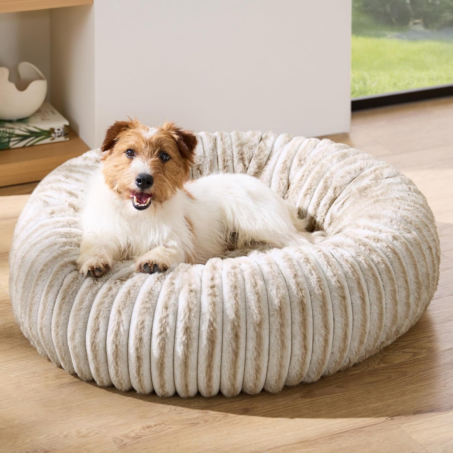 bedsure-comfyfleece™-donut-large-dog-bed-washable-faux-fur-with-corduroy-fleece-anti-slip-bottom-round-pet-bed-with-removable-cover-camel-brown-36x36x8-inches-36x36x8in-calming-round-pet-bed-support-plush-with-removable-corduroy-fleece-for-big-dog-anti-slip-bottom-camel-brown