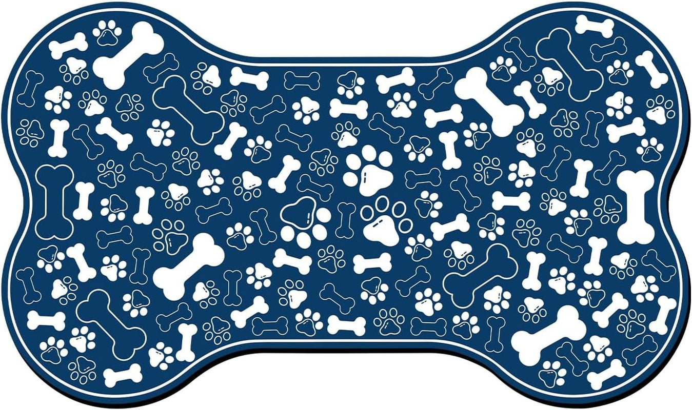 dog-cat-food-mat-bone-shaped-pet-feeding-mat-quick-absorb-water-bowl-placemat-with-rubber-backing-indoor-floor-stain-resistant-pet-accessory-supplies-light-pink-small-12x18-inches