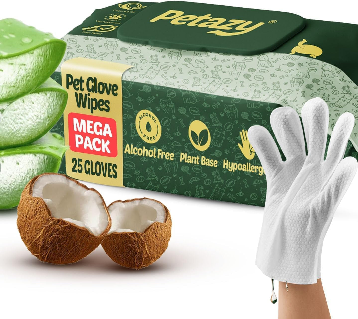 petazy-pet-glove-wipes-for-dogs-cats-hypoallergenic-thick-cleaning-gloves-with-aloe-coconut-oil-for-paws-face-ears-butt-instant-no-rinse-grooming-wipes-to-deodorize-and-hydrate-25-pack