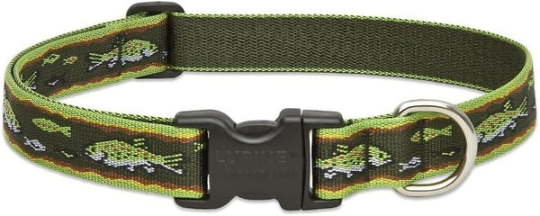 Lupinepet Originals 1" Brook Trout 16-28" Adjustable Collar for Large Dogs1